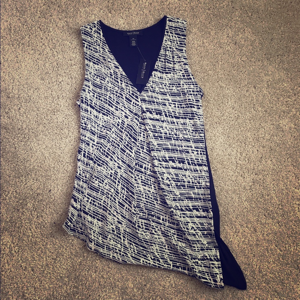 WHBM asymmetrical black and white
